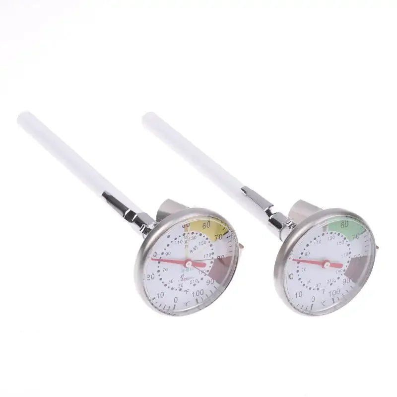 Mechanical Dial Kitchen Thermometer – Food, Milk & Coffee Probe Kitchen Thermometer Qme
