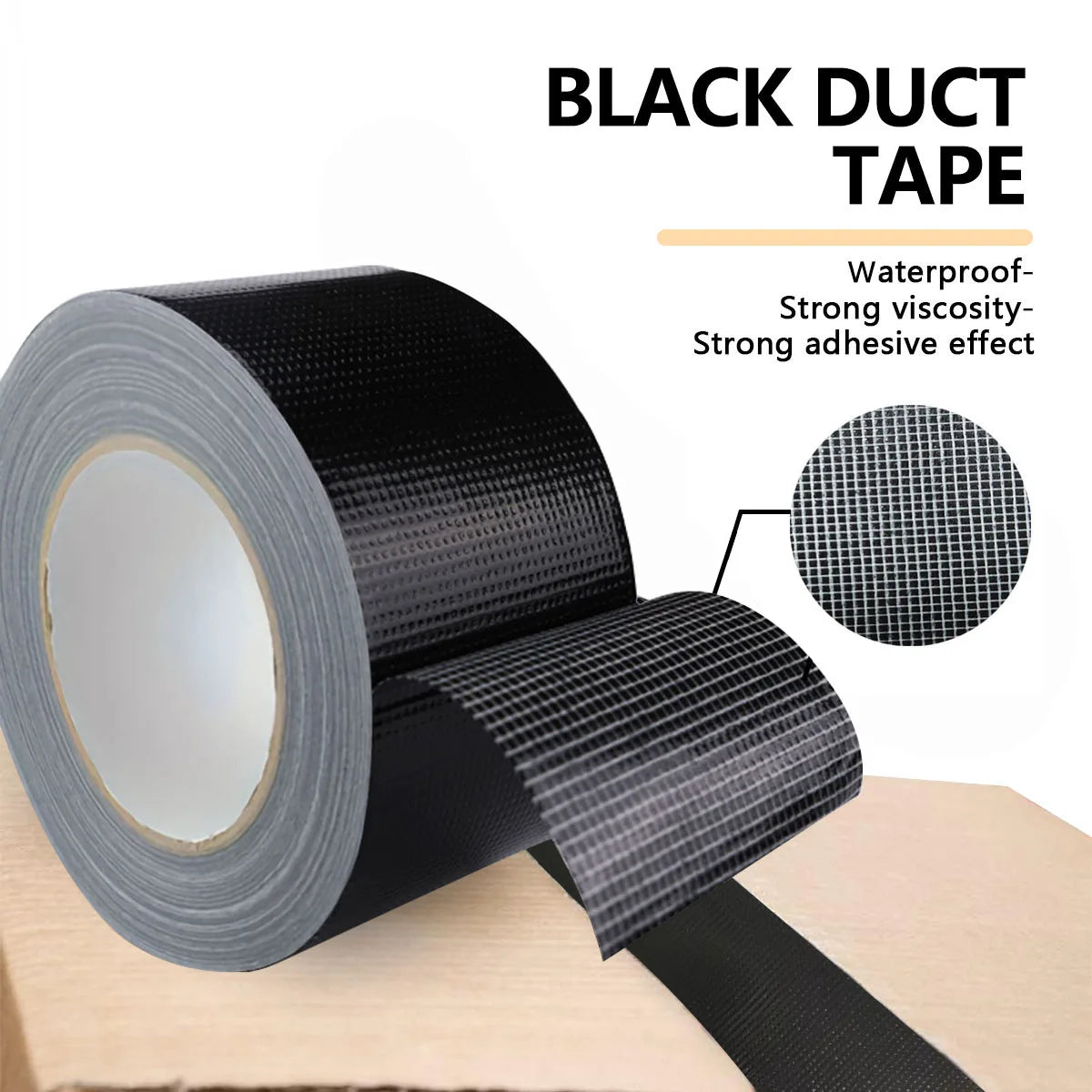 Waterproof Pipe & Floor Tape – Hand Tearable, All Weather Waterproof Fabric Tape Qme