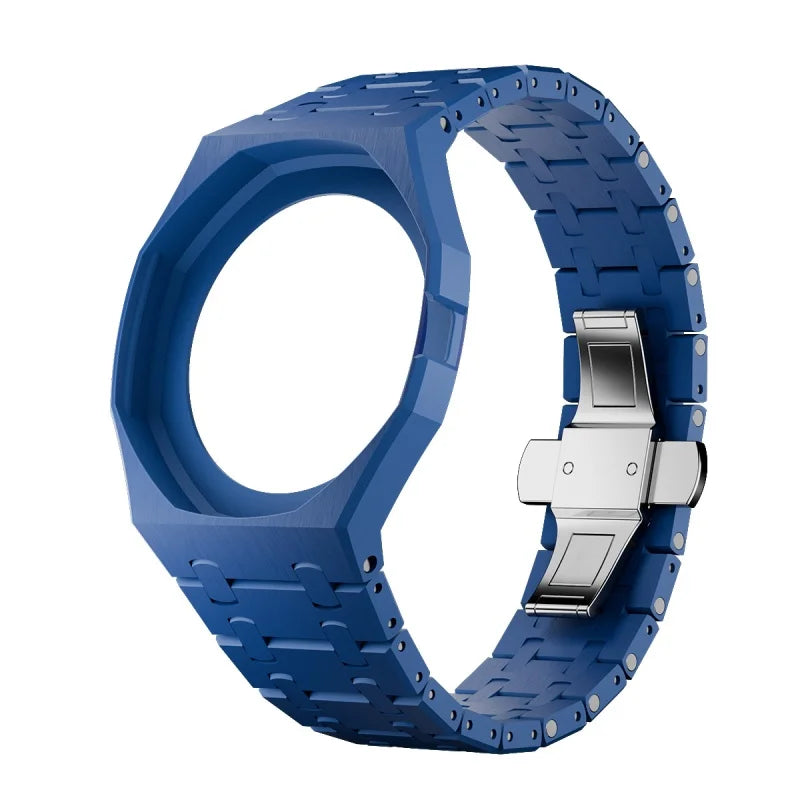 Swatch X AP Royal Pop Watch Strap & Case – Ceramic Band Watch Strap & Case Qme 2.Midnight Blue-3.0