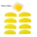Silicone Lash Lifting & Lamination Pads – 4 Pairs Reusable Lash Lifting Pads Qme 4Pairs-Yellow CN