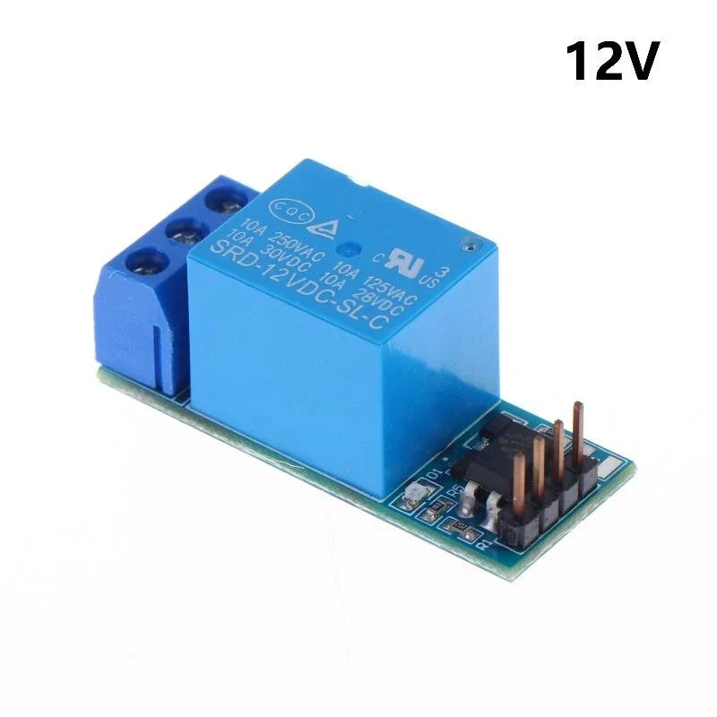 1 Channel Relay Module Optocoupler Isolation 5V 12V Trigger Relay Module Qme 12V