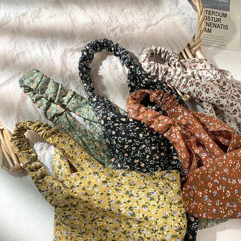 Floral Cotton Kerchief Headscarf – Triangle Head & Wrist Wrap Kerchief Head Wrap Qme