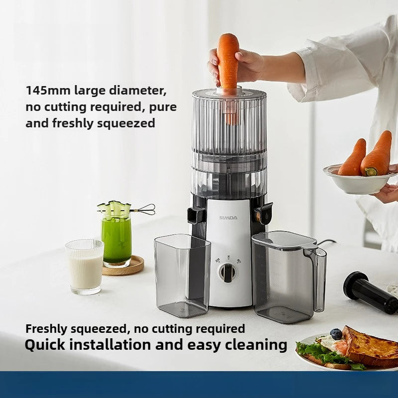 HAOYUNMA Wide Mouth Juice Extractor – Low Noise, Easy Clean Juice Extractor Qst