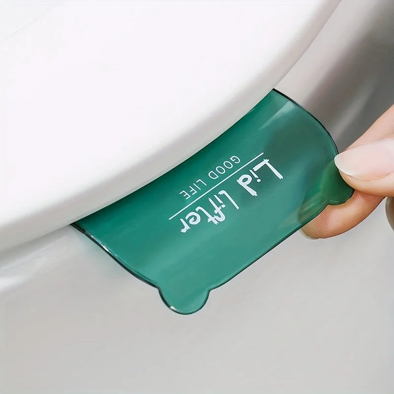 Bear Toilet Seat Lifter – Adhesive Sponge Handle Tool Toilet Seat Lifter Qme green