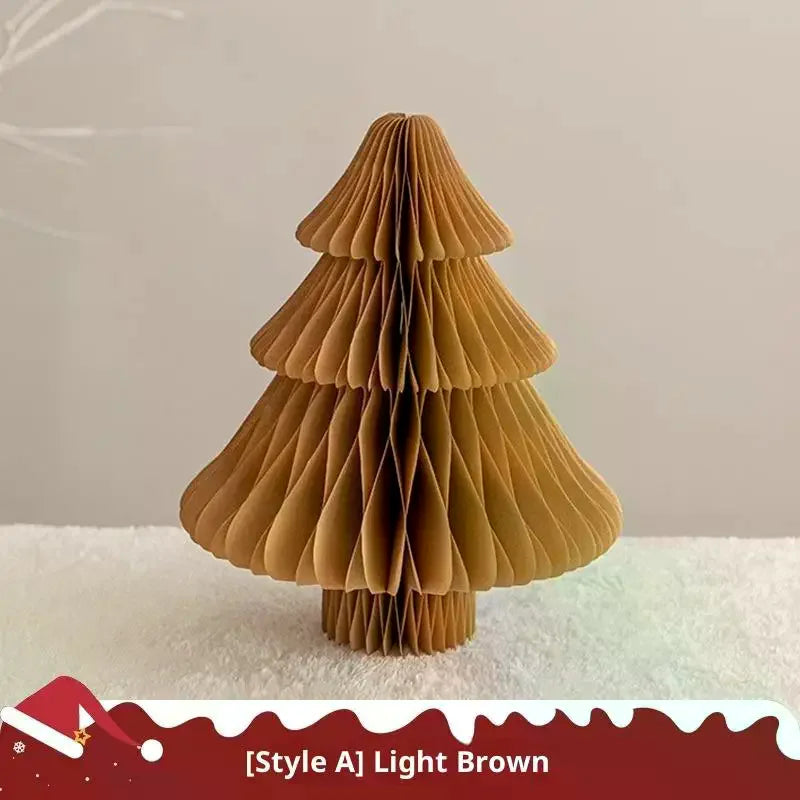 3D Honeycomb Ball Christmas Tree Ornament – Folding Paper Christmas Ornament Qme