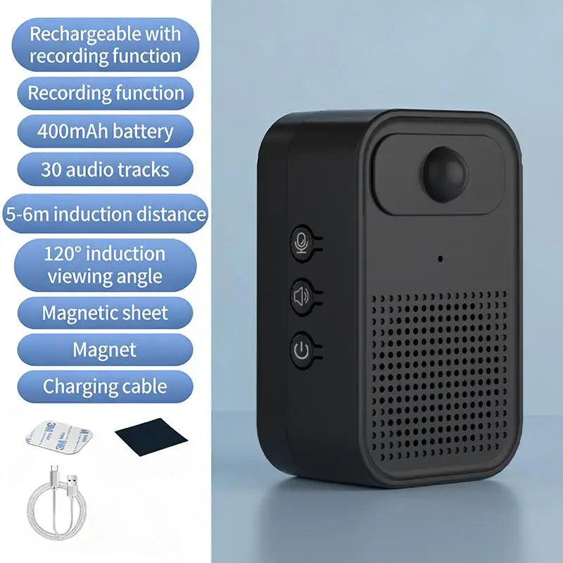 Infrared Door Sensor Welcome Chime | Voice Prompter Doorbell Door Entry Sensor Qme A6