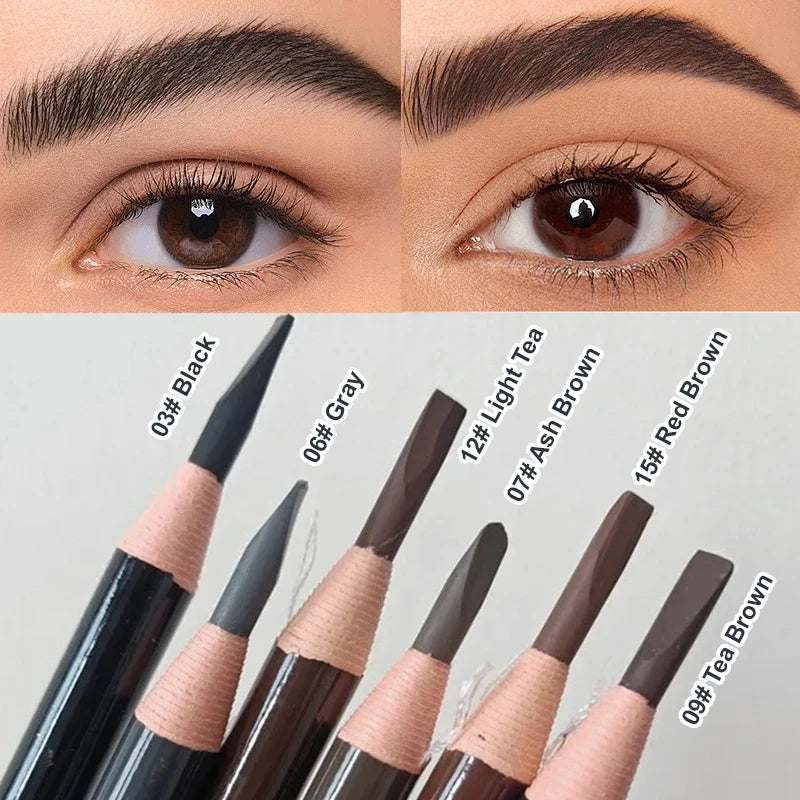 Qme Waterproof Eyebrow Pencil – Sweatproof, 8 Shades Eyebrow Pencil Qme