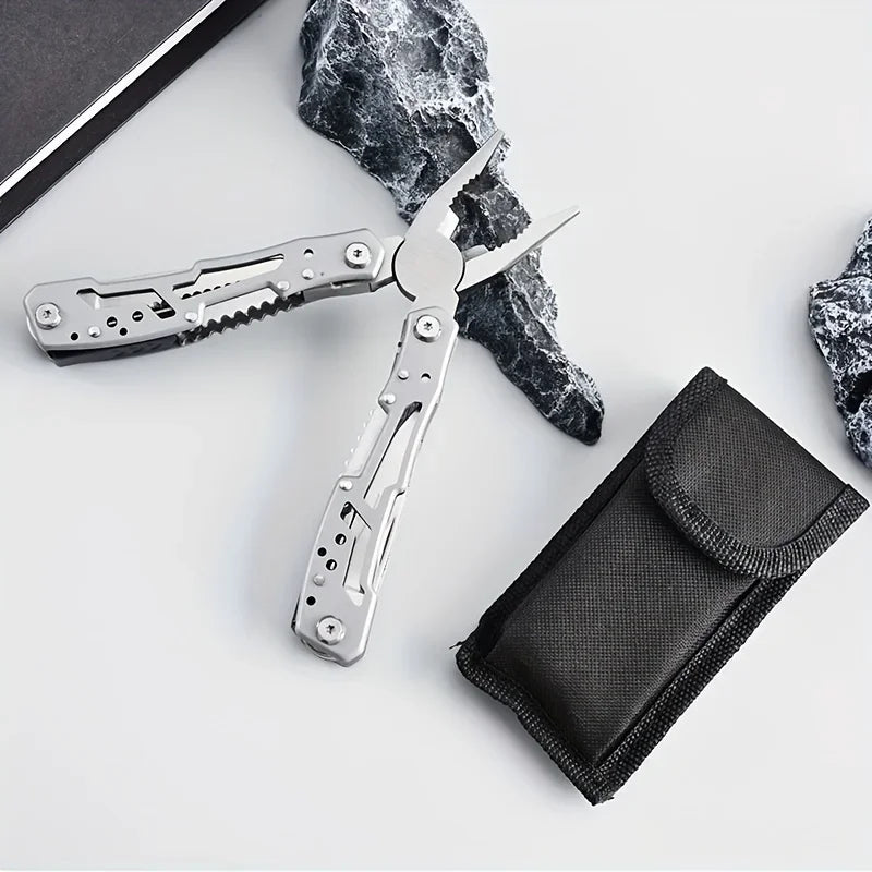 Nylon Folding Knife Sheath Double-Layer Oxford Belt Pouch Knife Sheath Pouch Qme