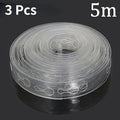 5m Balloon Chain Ribbon Dot – Party, Wedding & Birthday Decor Balloon Decoration Strip Qme Clear 3pcs