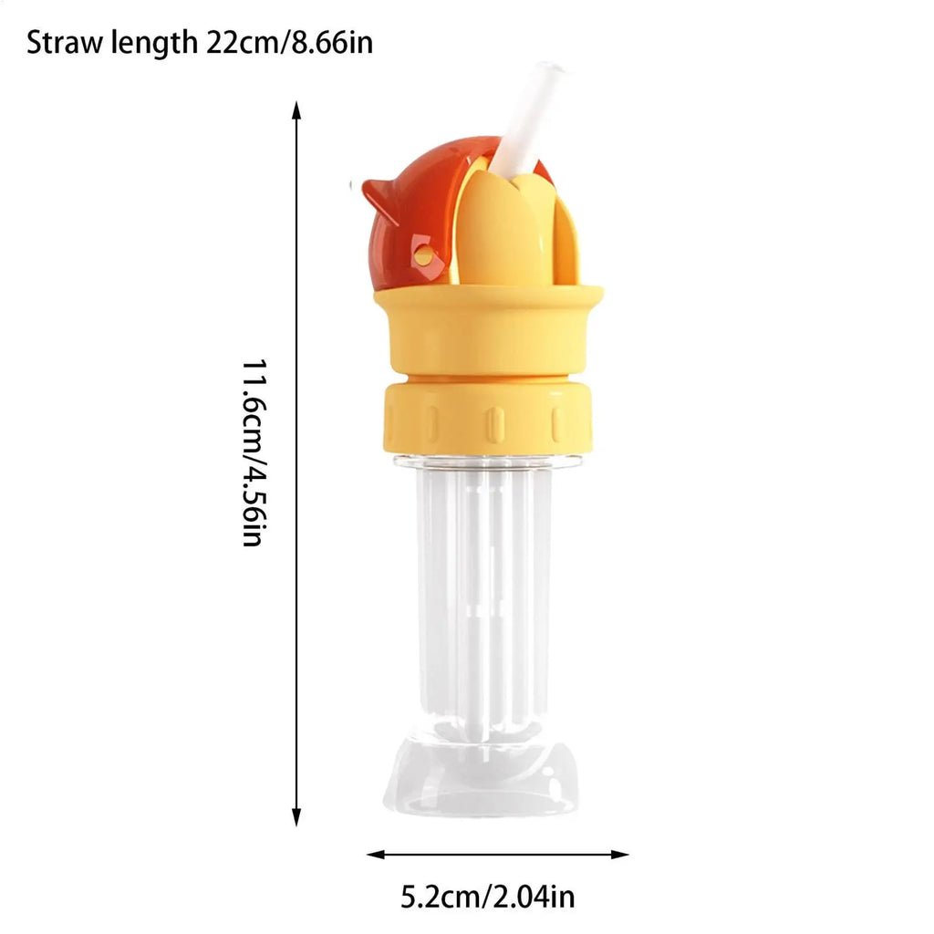 Universal Reusable Water Bottle Cap with Straw Adapter Bottle Cap Straw Adapter Qme