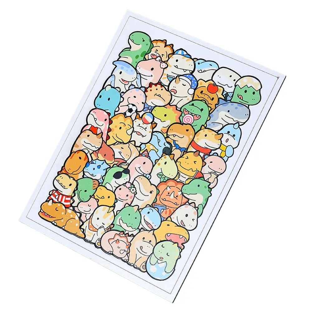 Wooden Cat Animal Puzzle Stacking Toy – Educational Kids Gift Wooden Kids Puzzle Qme Dinosaur 1