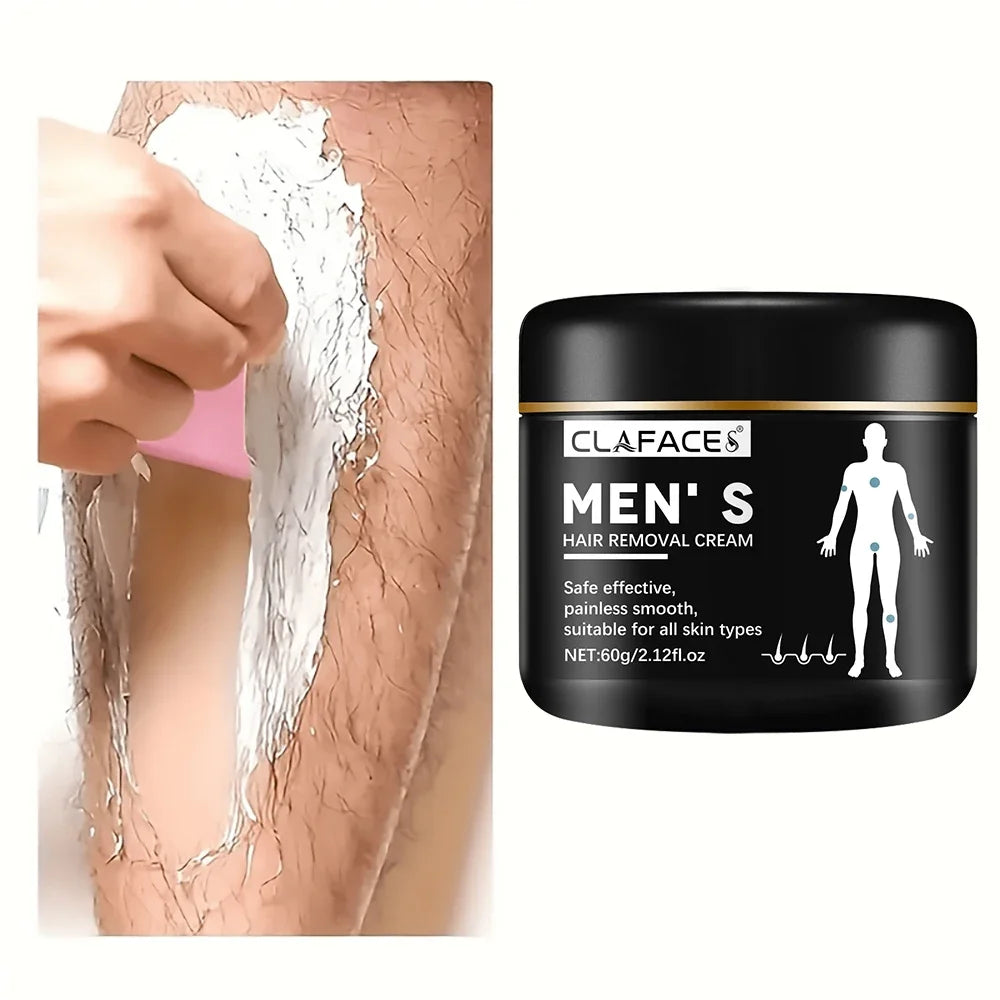 LGRAMER Men's Hair Removal Cream – Body, Arm & Armpit 60g Hair Removal Cream Qst