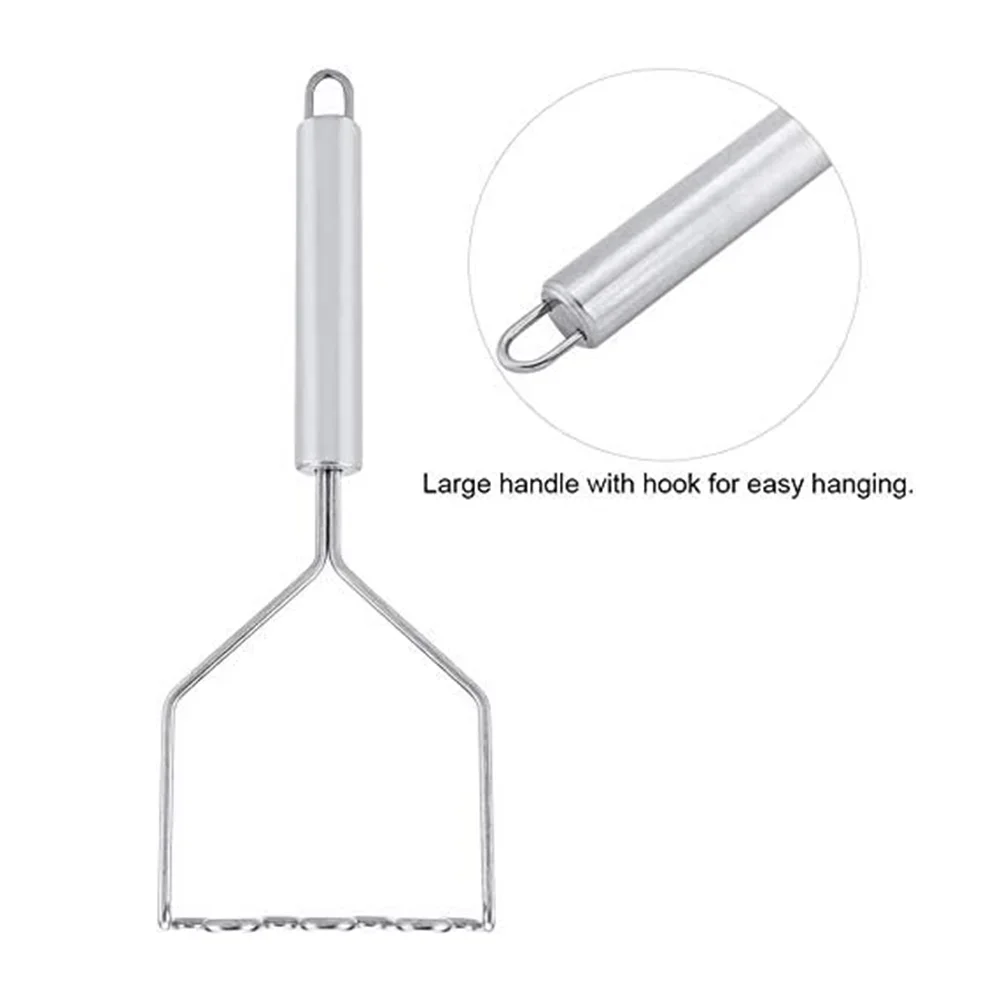 Stainless Steel Wave Potato Masher | Kitchen Tool Potato Masher Qme