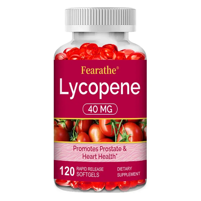 VITALXTRA Lycopene 40mg Softgels – Antioxidant & Immune Support Antioxidant Supplement Qst 120 count-1bottle
