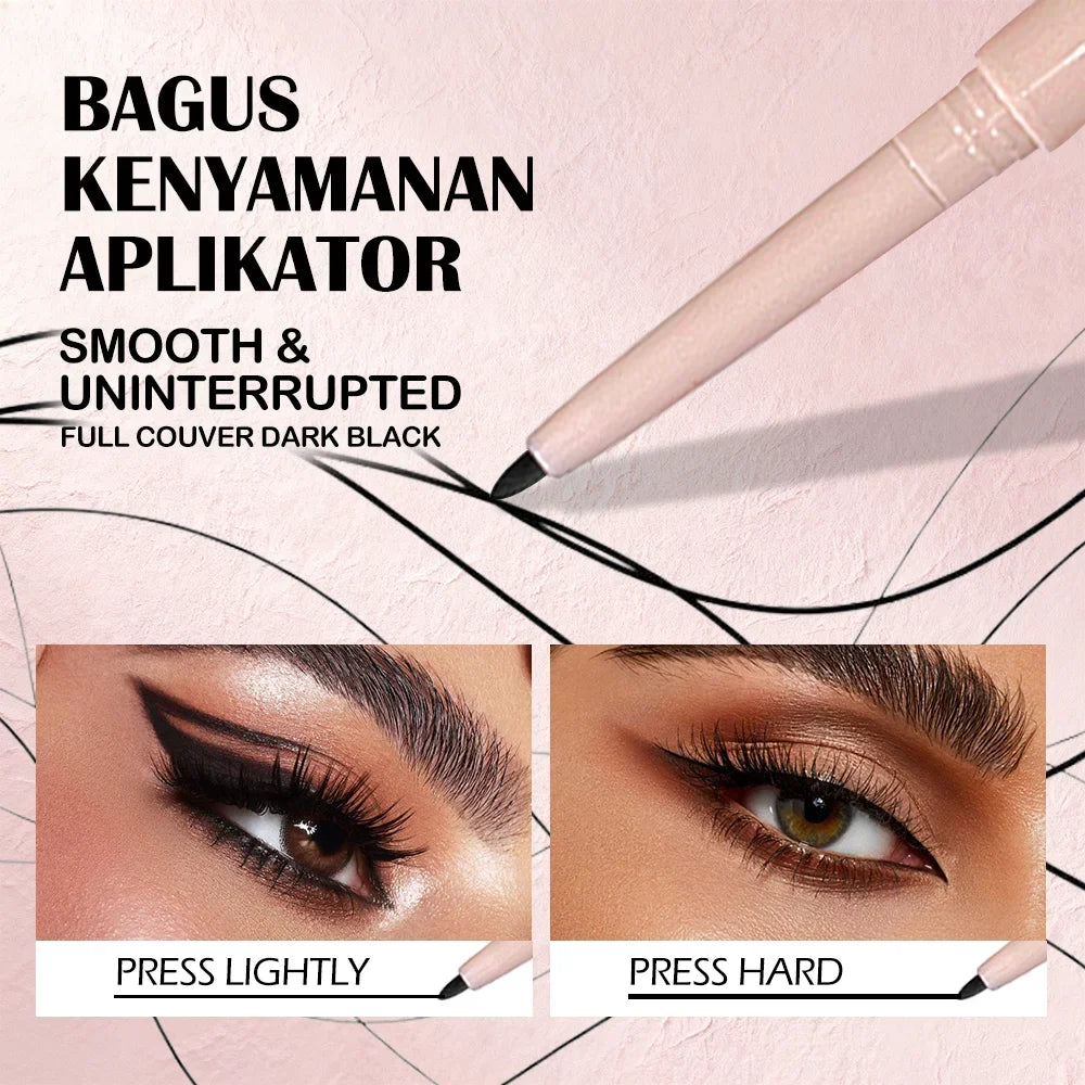 Waterproof Twist-Up Eyeliner Shadow Stick – Long-Wear Matte Eyeliner Shadow Stick Qme