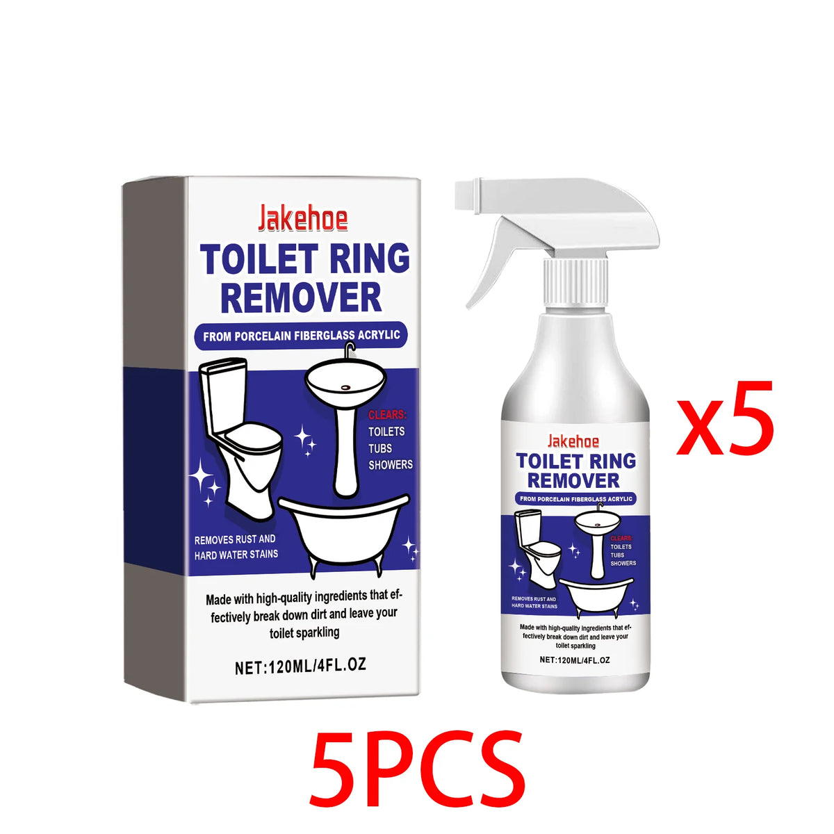 Toilet Foam Cleaner – Descale, Deep Clean & Deodorize Toilet Bowl Cleaner Qst 5PCS