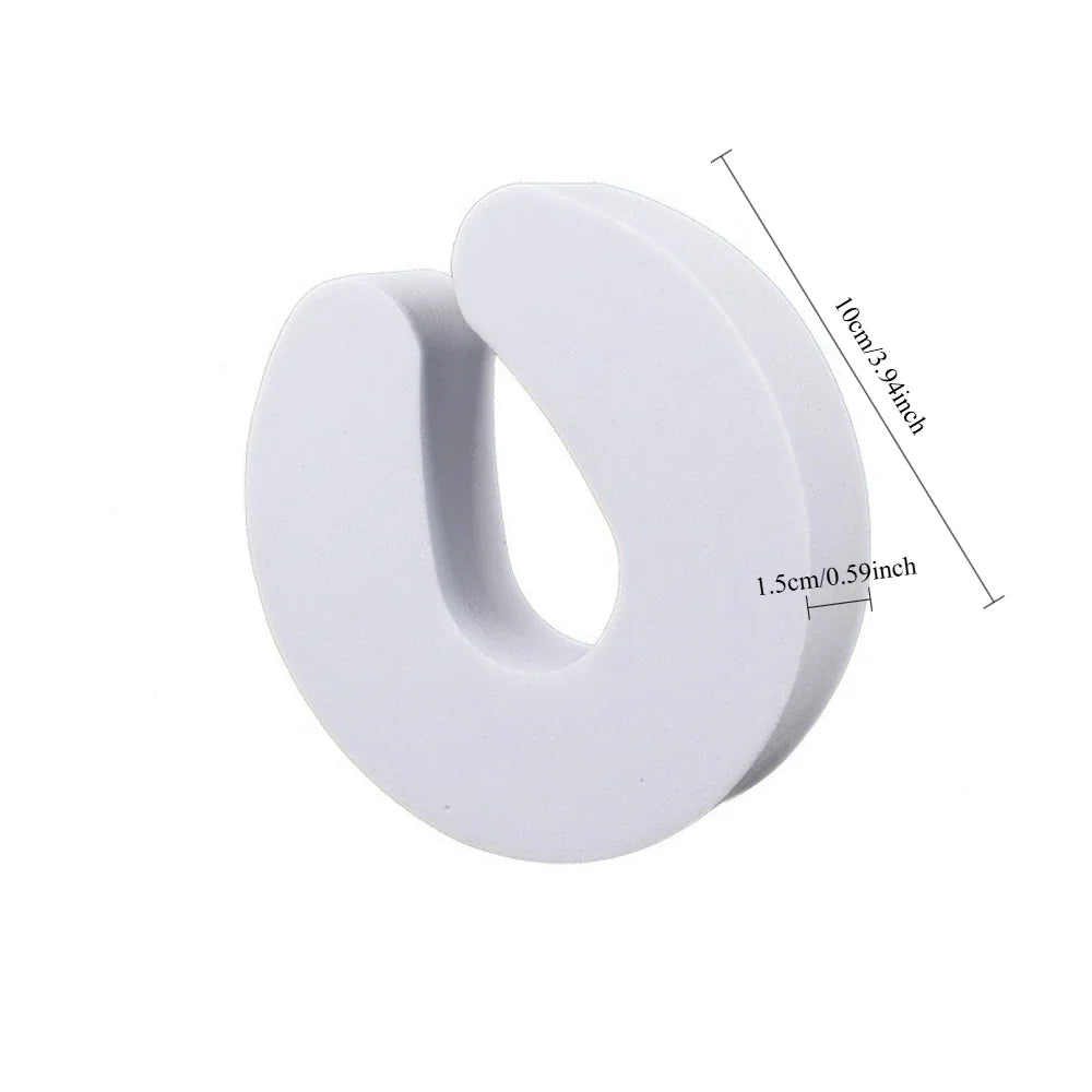 Soft Foam Door Finger Guard Anti-Pinch Clip Stopper 2-4 Pack Door Safety Guard Qme