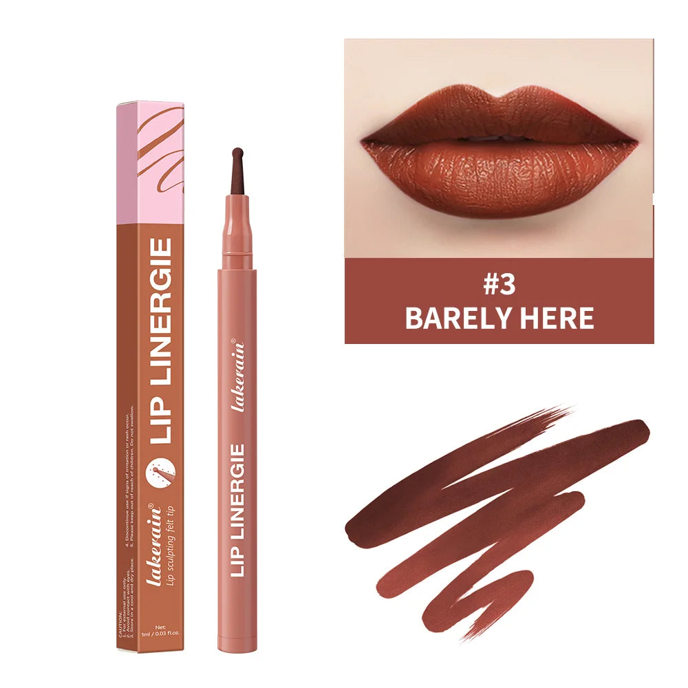 Lakerain Ballpoint Lip Liner – Waterproof Long-Lasting Lip Pen Lip Liner Pen Qst 03