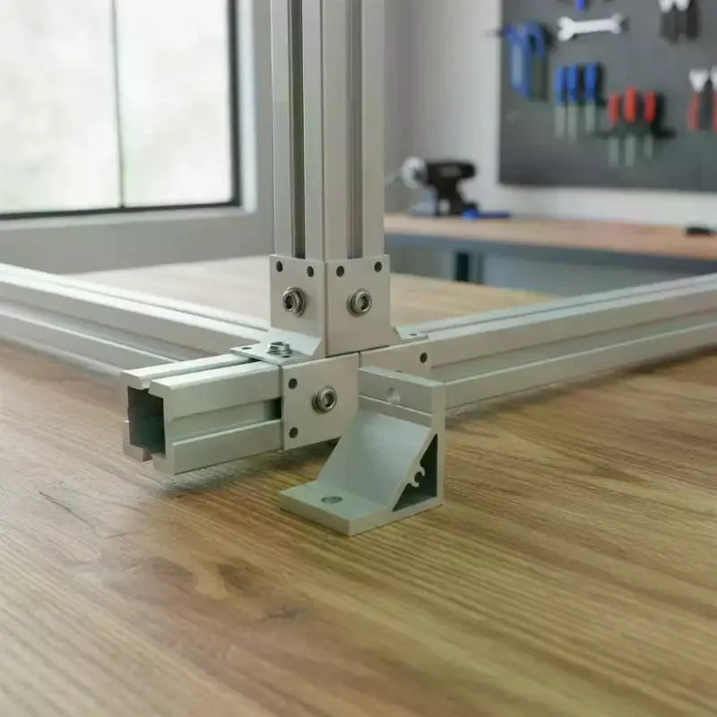 Cast Aluminum 90° Angle Bracket – 20 30 40 45 Series Profile Angle Bracket Qme