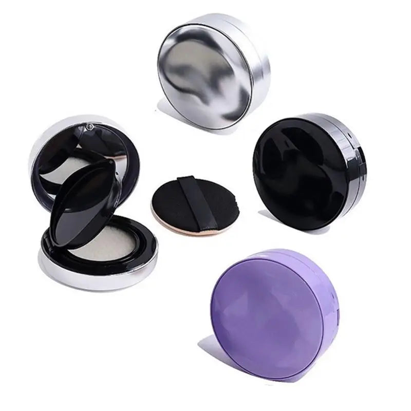 Empty Air Cushion Compact Case with Mirror & Sponge Refillable Makeup Compact Qme