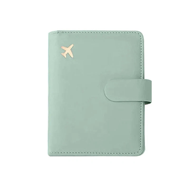 Multifunctional Passport Wallet | Multi-Layer Card & Doc Holder Passport Wallet Qme Light Green