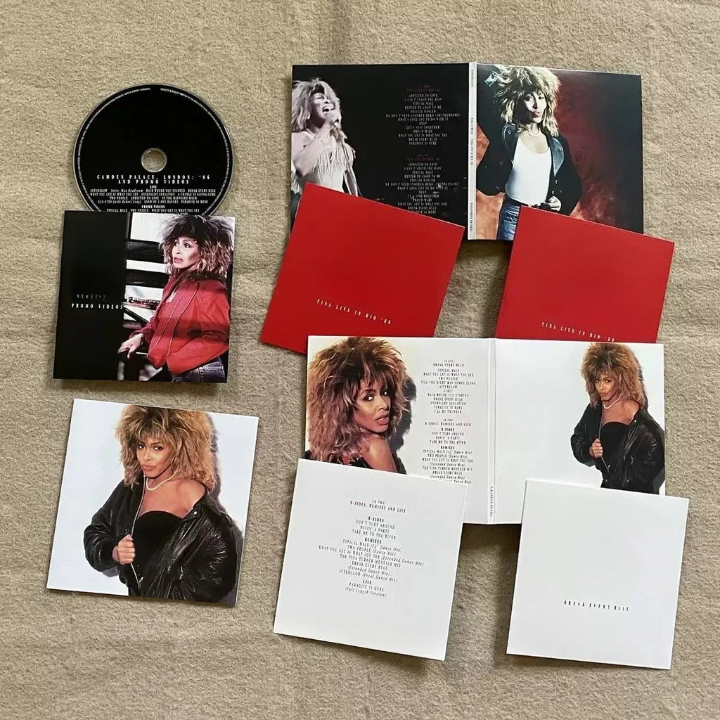 Classic Pop-Rock Music CD – Burgundy Handwritten Font Edition Music CD Qme