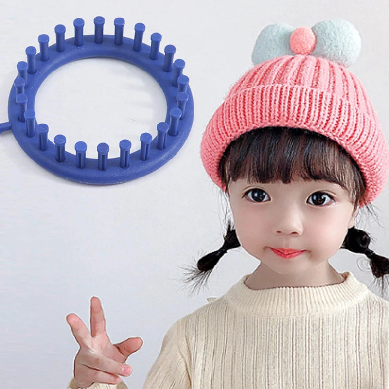 Rectangle & Round Knitting Loom Set – DIY Weaving Kit for Beginners Knitting Loom Kit Qst
