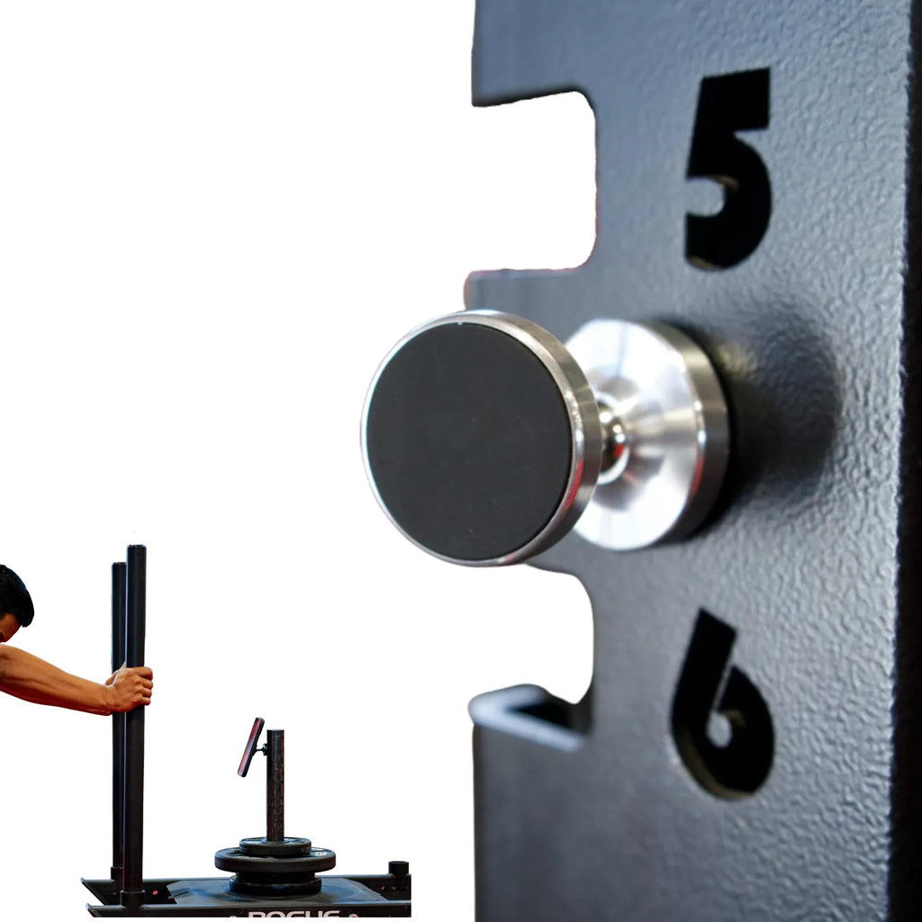 Dual Magnetic Gym Phone Holder – 360° Double-Sided Mount Magnetic Phone Mount Qme WHITE