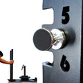 Dual Magnetic Gym Phone Holder – 360° Double-Sided Mount Magnetic Phone Mount Qme WHITE