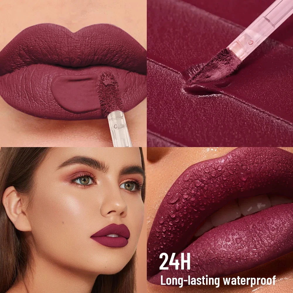 Qme Matte Nude Lipstick – Long-Lasting & Water-Resistant, 10 Shades Matte Lipstick Qme