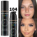 Waterproof Liquid Foundation & Concealer | 8 Shades, 24Hr Wear Liquid Foundation Qme 104