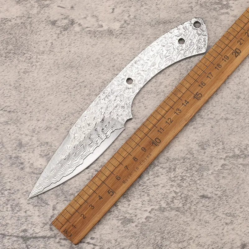 Swayboo GV10 Damascus Steel Fixed Blade Knife Billet DIY Knife Billet Blank Qst