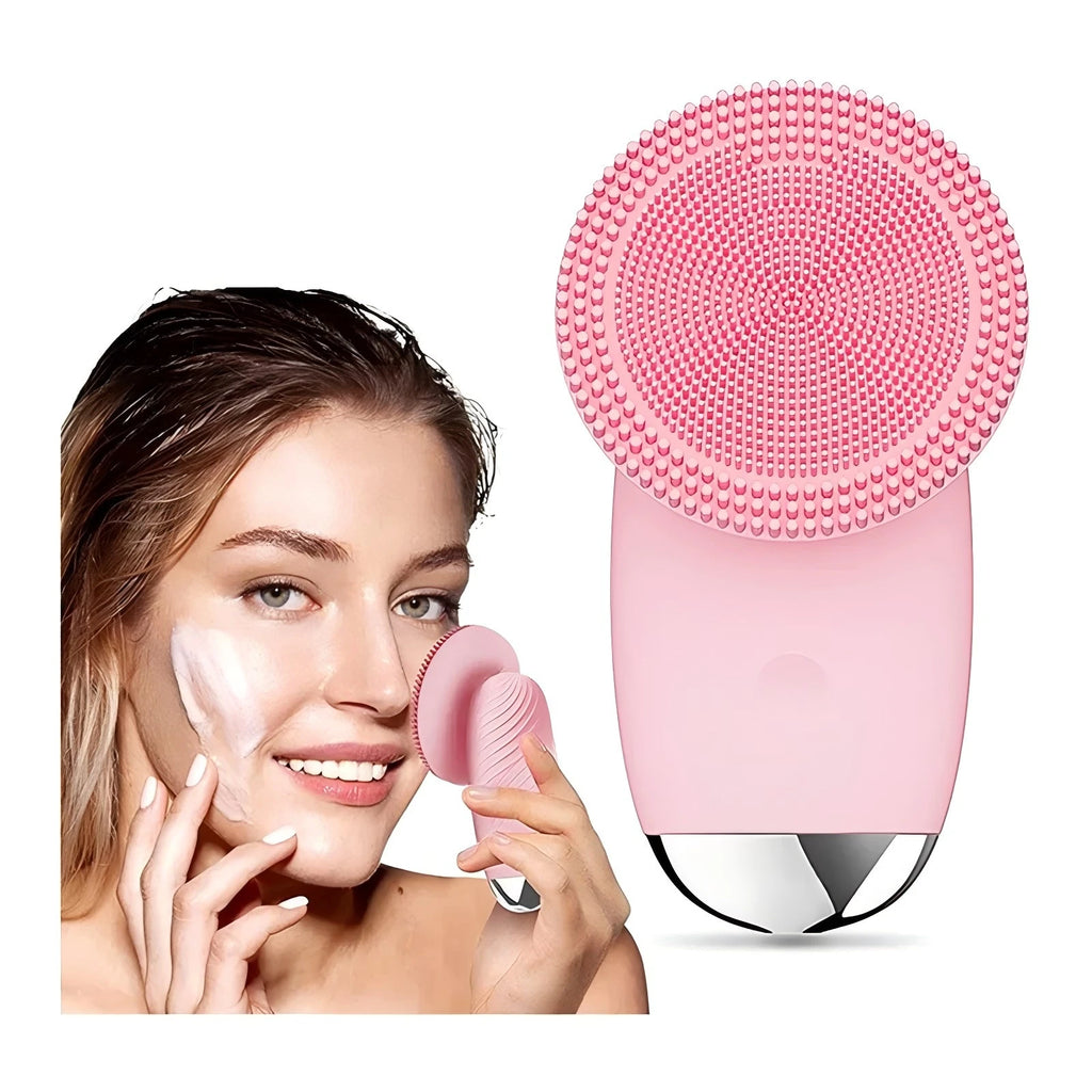 VIMYSHOW Sonic Silicone Face Cleansing Brush – IPX-7 Waterproof Facial Cleansing Brush Qst