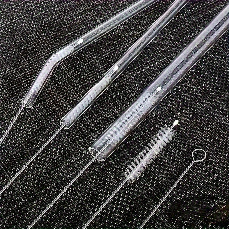 Straw Cleaning Brush – Water Bottle, Tube & Crevice Cleaner Cleaning Brush Set Qme