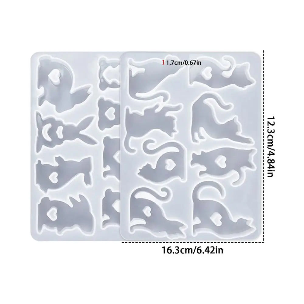 Easter Bunny Silicone Molds 8-Cavity | Soap, Candle & Resin Silicone Craft Mold Qme White China Mainland