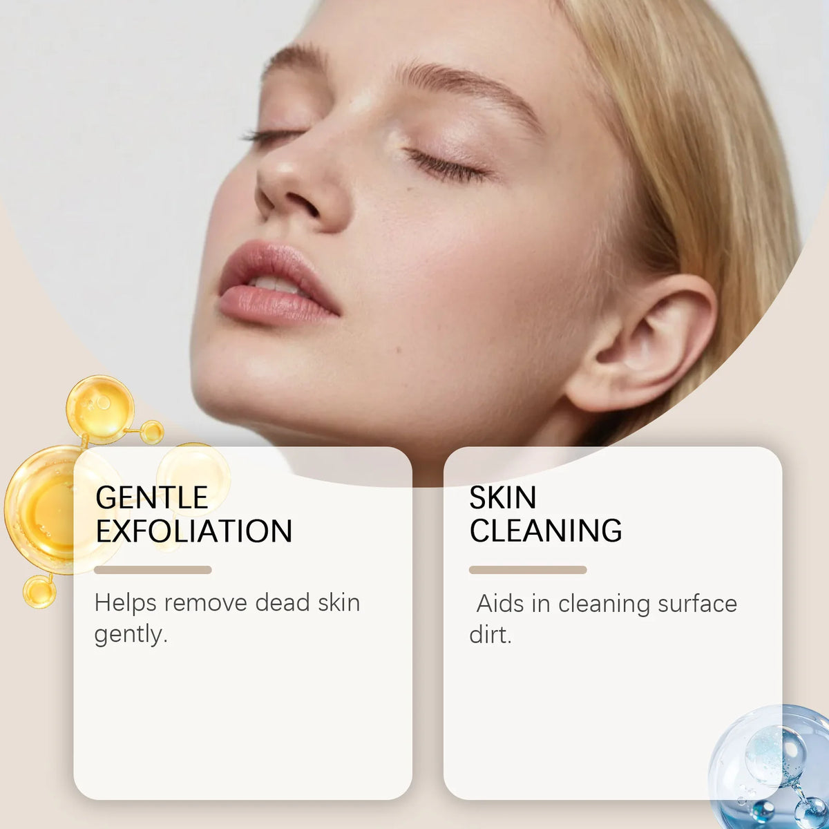 Eelhoe Rose Exfoliating Powder – Gentle Facial Cleanser 30g Exfoliating Powder Cleanser Qst