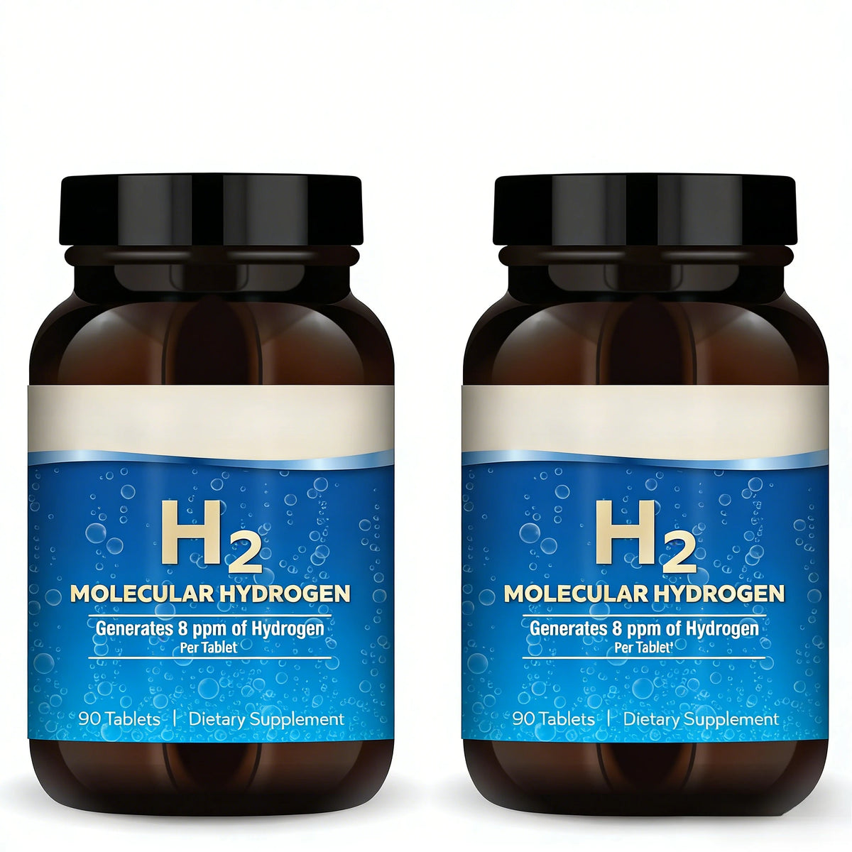 H2 Molecular Hydrogen Capsules – Energy & Brain Health, 90ct Dietary Supplement Qst 180 Count(Pack of 2)