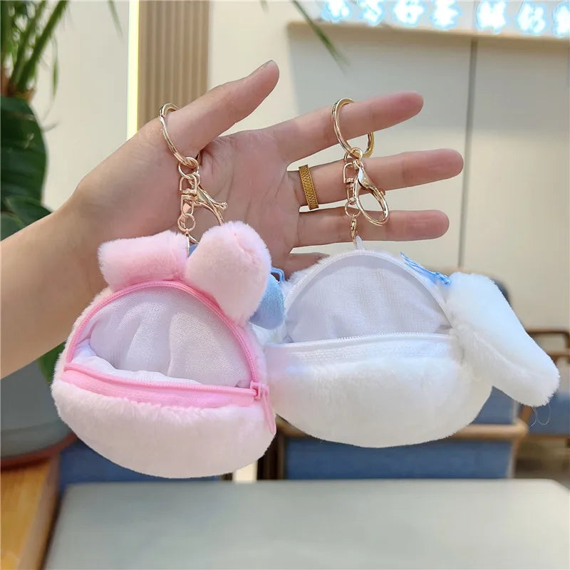 Cinnamoroll Coin Purse Mini Wallet & Card Holder Keychain Coin Purse Wallet Qme