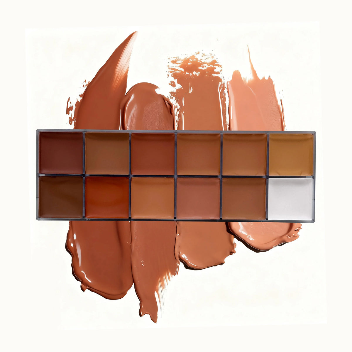 12-Shade Waterproof Full Coverage Concealer Foundation Dark Skin Concealer Foundation Qme