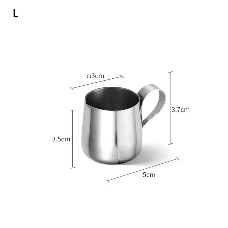 Mini Stainless Steel Milk Frothing Pitcher – Latte Art Jug Milk Frothing Pitcher Qst L