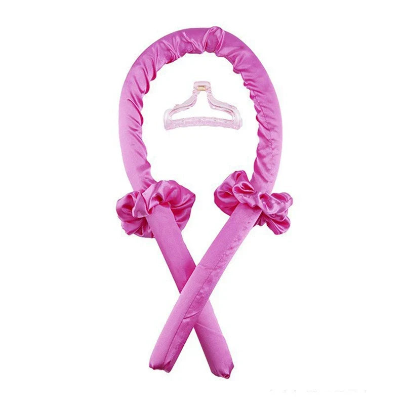 EVA Sponge Curl Stick Hair Ring – No-Heat Overnight Curler No-Heat Hair Curler Qme Rose Red