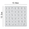 30-Style Silicone Resin Molds for Earring & Pendant Making Silicone Resin Molds Qme Style 28
