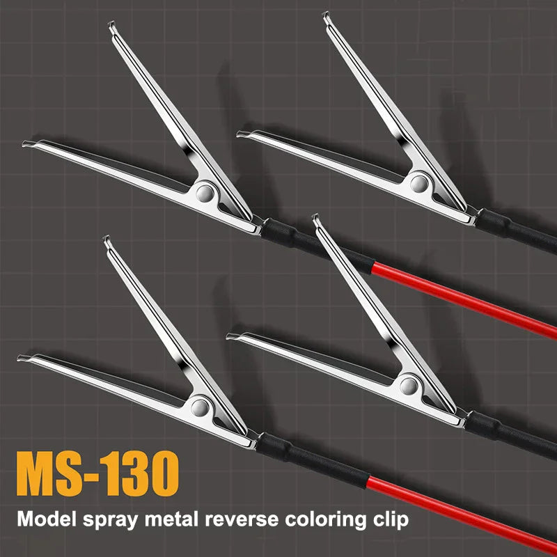 Reverse Painting Clips 10pc Metal Spray Tool for Model Building Model Painting Clips Qme