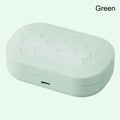 Portable Ultrasonic Contact Lens Cleaner Case USB-C Lens Cleaning Device Qst Green