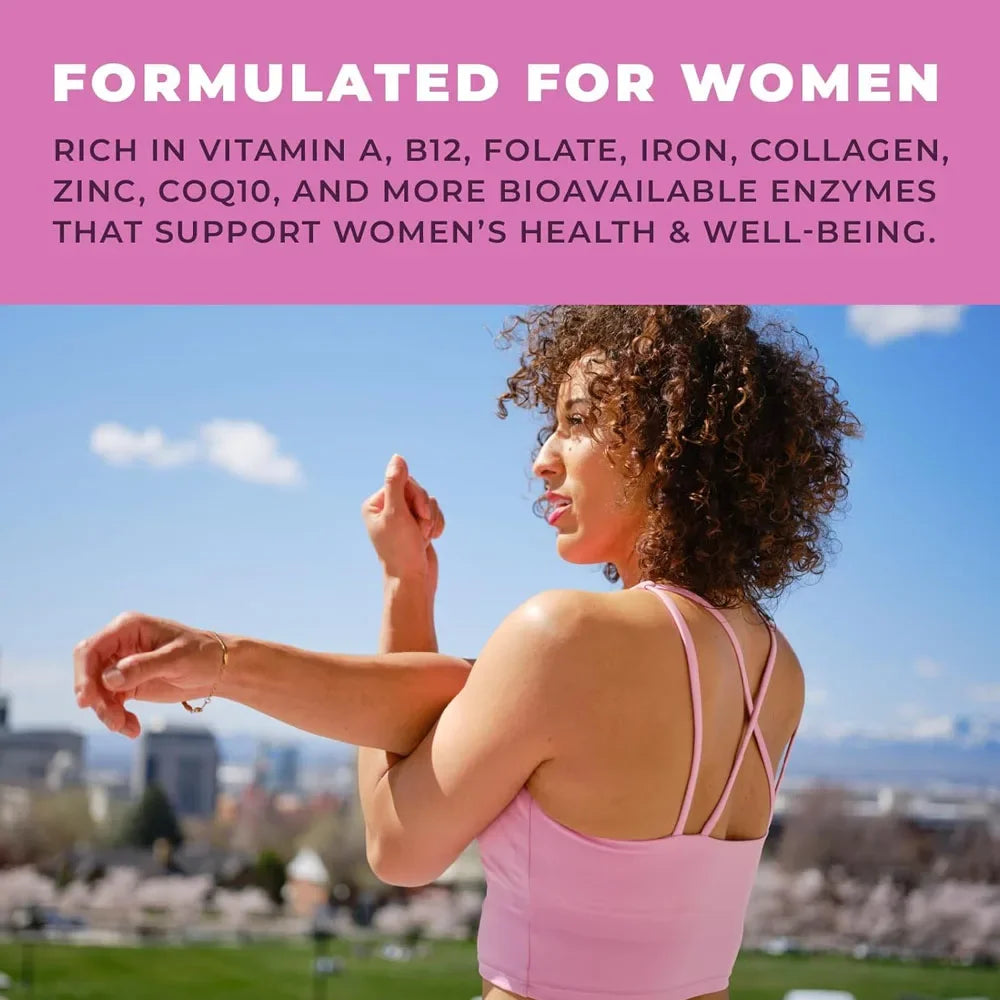 ZENVITALIZE Grass-Fed Beef Liver Capsules for Women 120ct Organ Supplement Capsules Qst