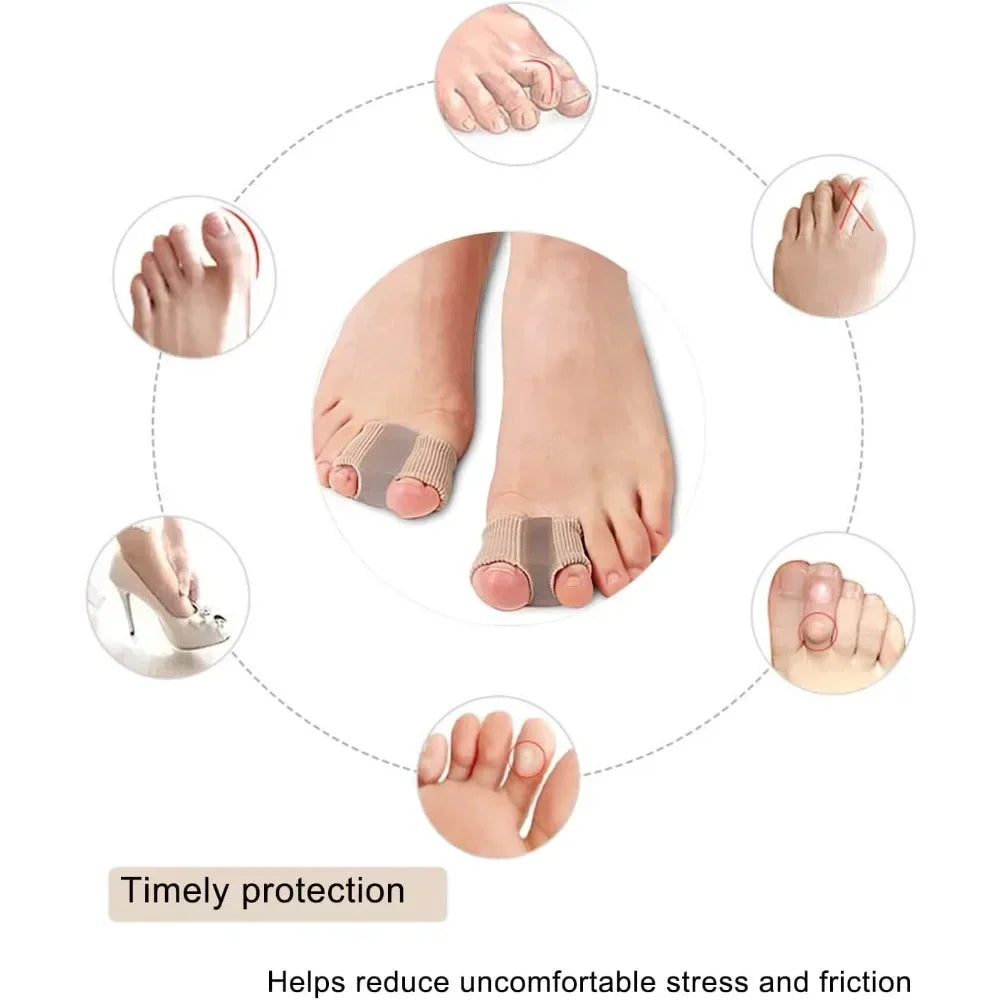 Toe Separator Bunion Corrector Orthotic – Soft Cotton Toe Separator Orthotic Qme