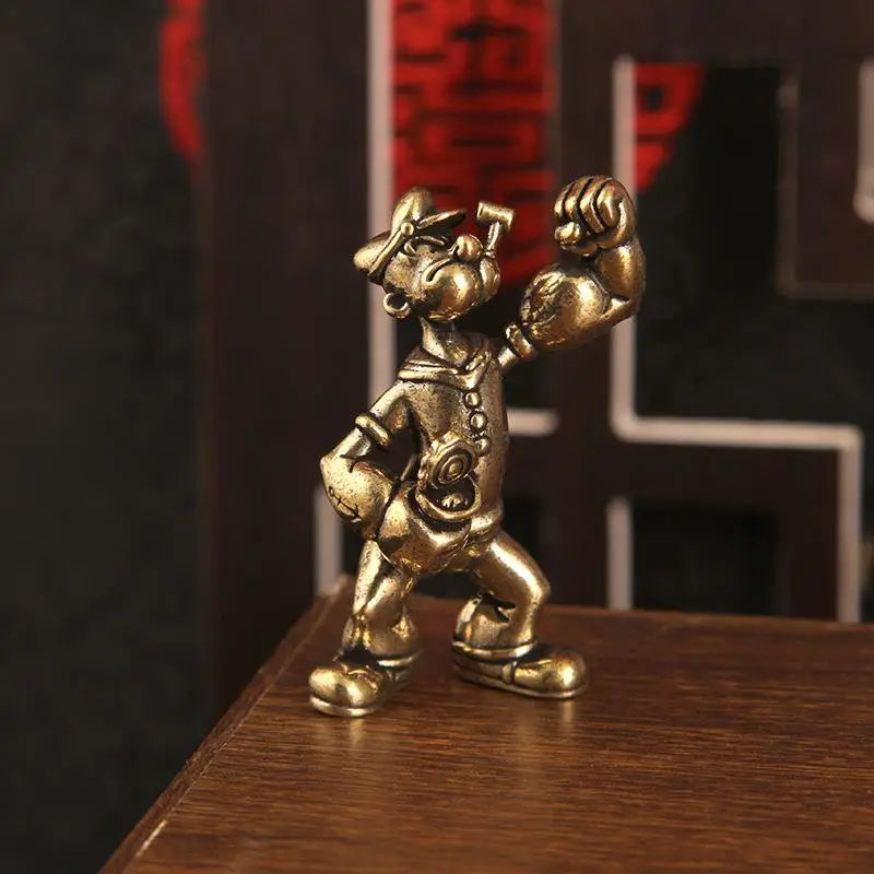 Popeye Sailor Man Resin Figurine – Desk, Home & Car Ornament Decorative Figurine Qme