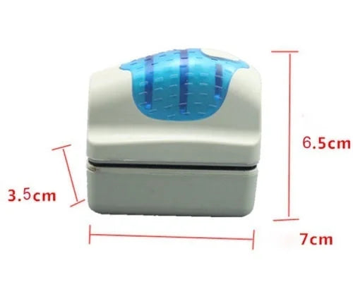 Floating Magnetic Aquarium Glass Scraper Cleaner – Blue Aquarium Glass Cleaner Qme