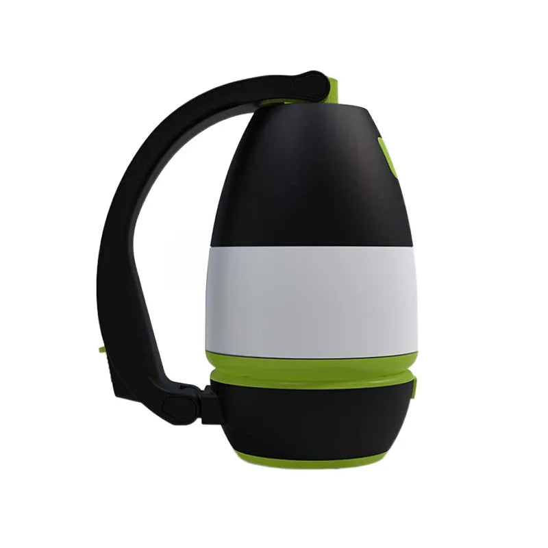 LED Camping Lamp 3-in-1 Flashlight USB Rechargeable Waterproof LED Camping Lamp Qme green 10 W