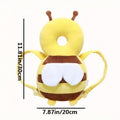 Baby Head Protector Helmet for Learning to Walk | Cartoon Bee Baby Safety Helmet Qme YELLOW